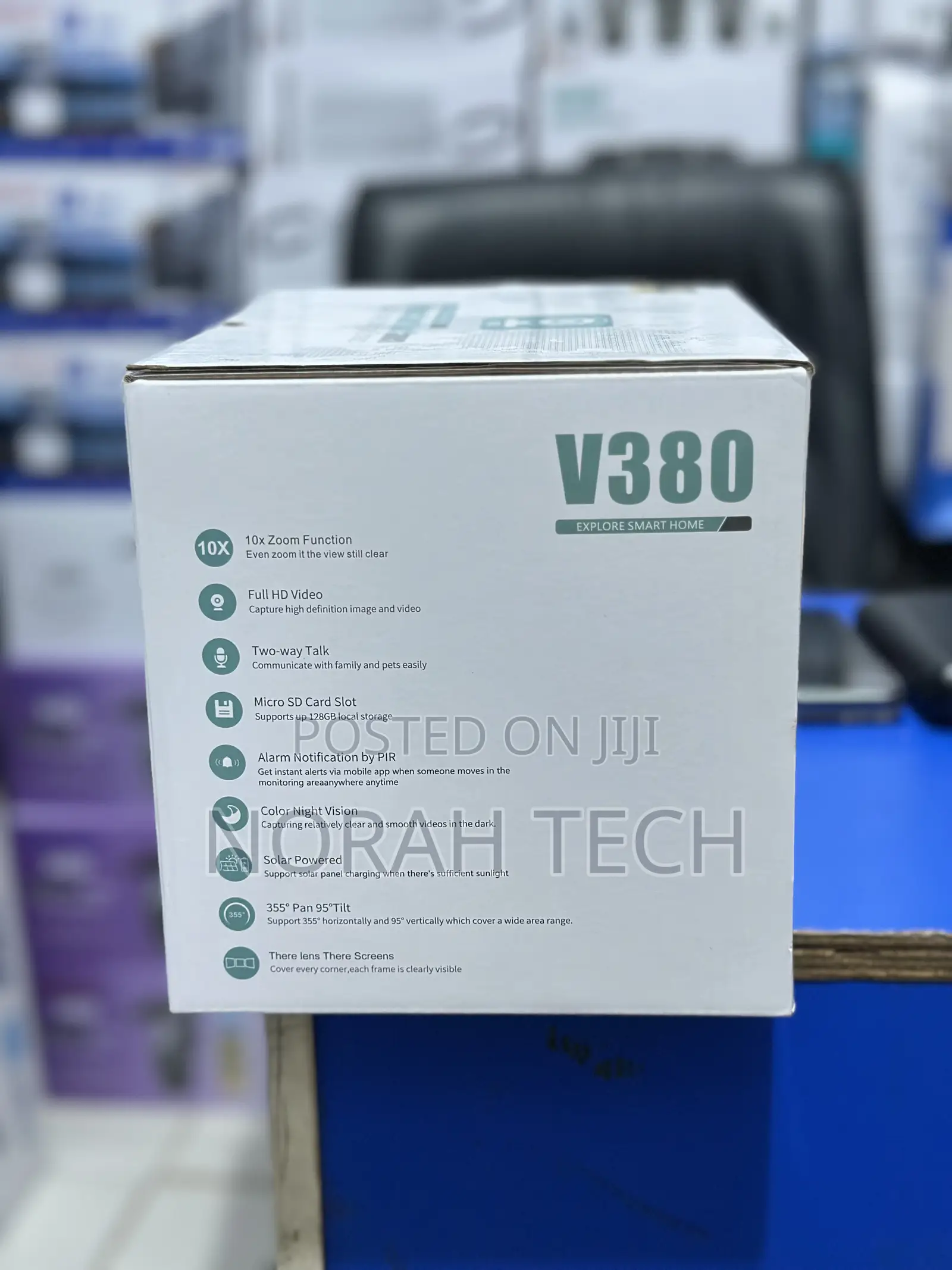 V380 Wireless Smart Solar Camera