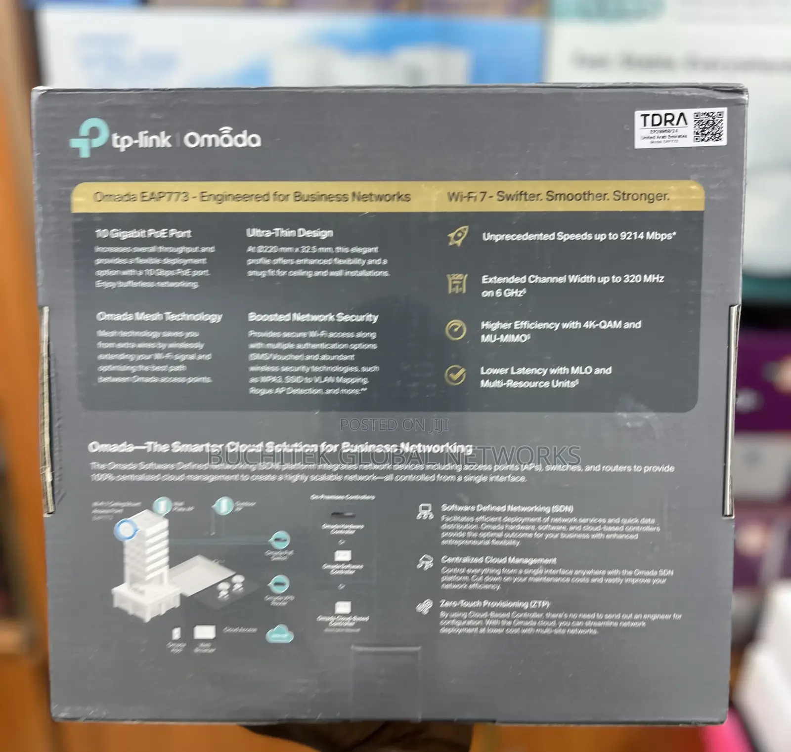 Tp-Link Eap773 Be9300 Wifi 7 Ceiling Mount Access Point.