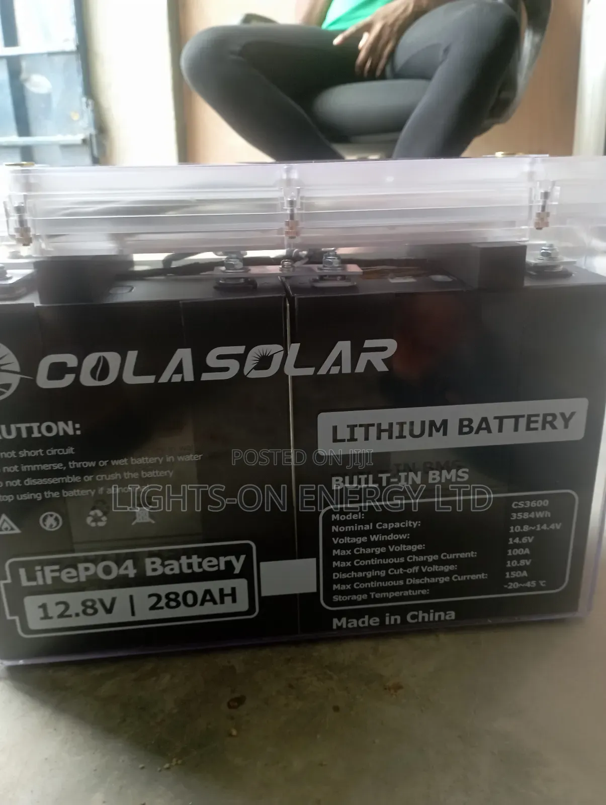 Colasolar Lithium Battery 3.6kwh