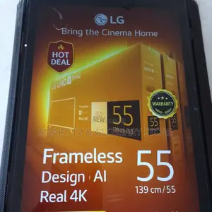 55 Inches Frameless Smart Tv With Gameplay Mode