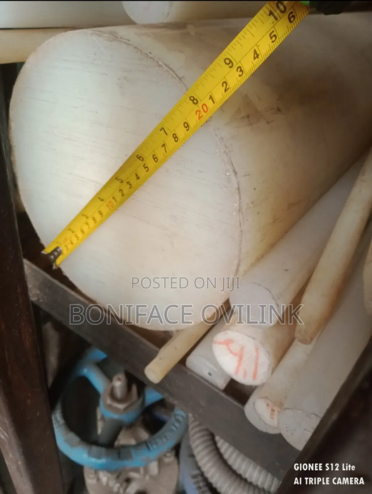 Teflon Round Bar 200mm ( Various Sizes Available
