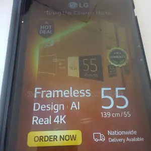 55 Inches Home Dashboard Smart Tv