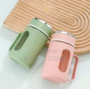 500ml Premium Double-Layer Glass Mug