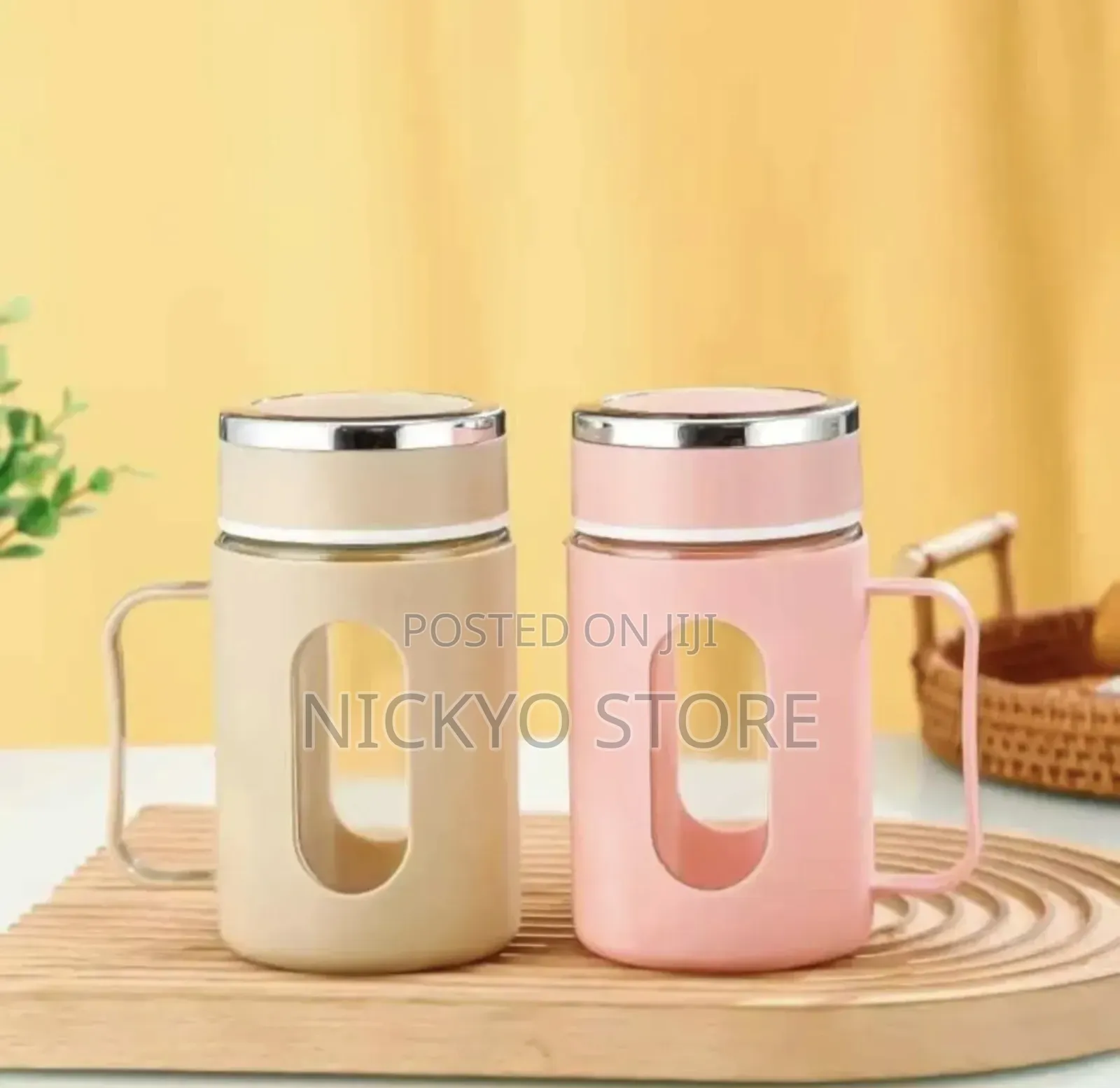 500ml Premium Double-Layer Glass Mug