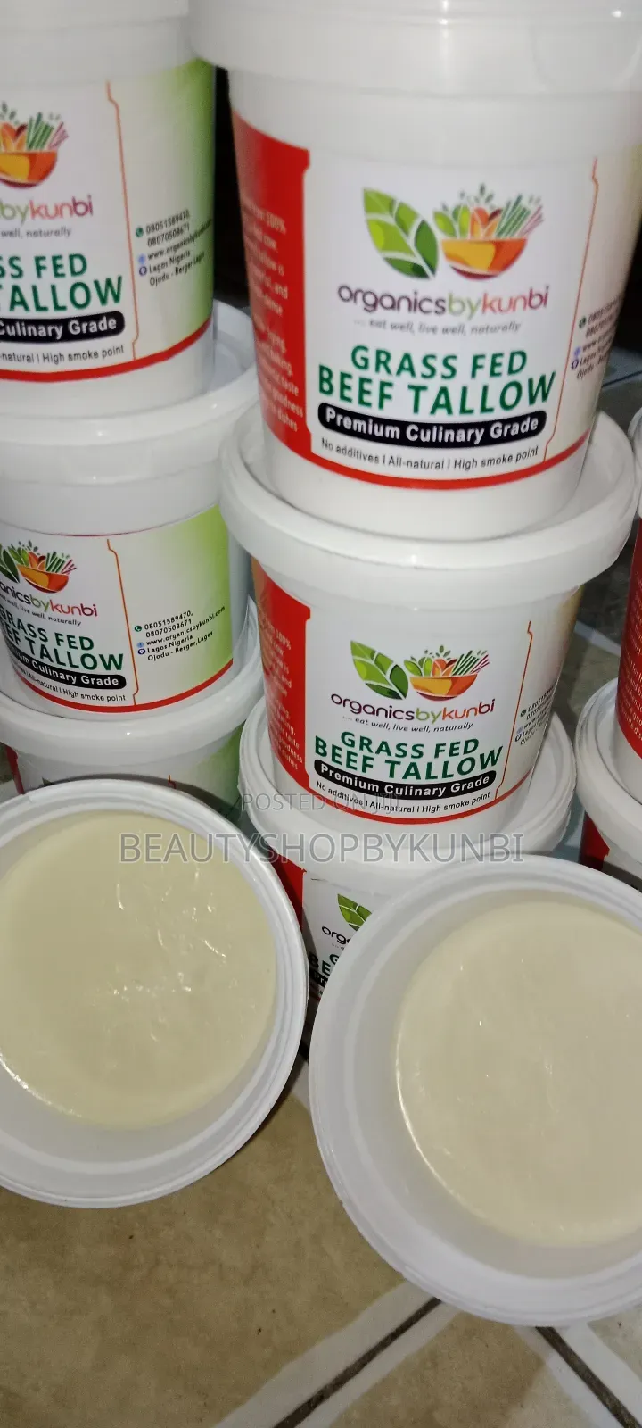 Grass Fed Beef Edible Tallow-750g