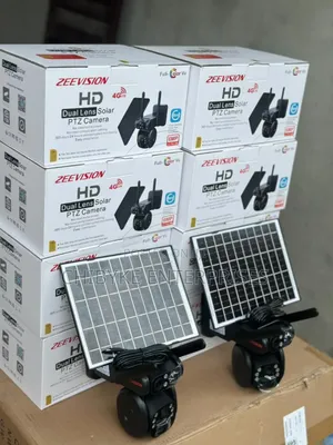 6mp Ultra Hd Dual Lens Solar PTZ Camera With Auto Tracking