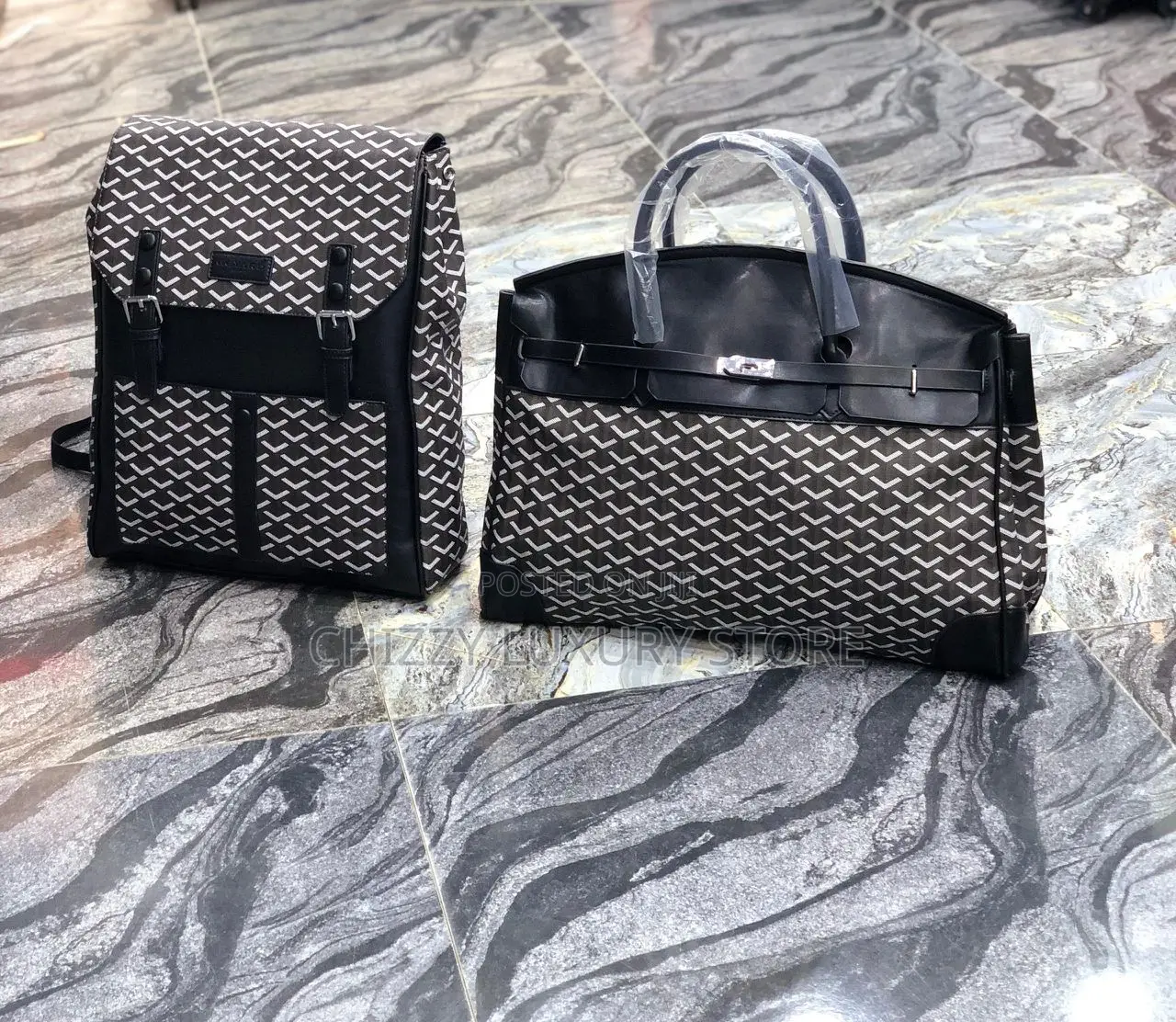 Goyard Quality Luxury Duffle Bag/Backpack