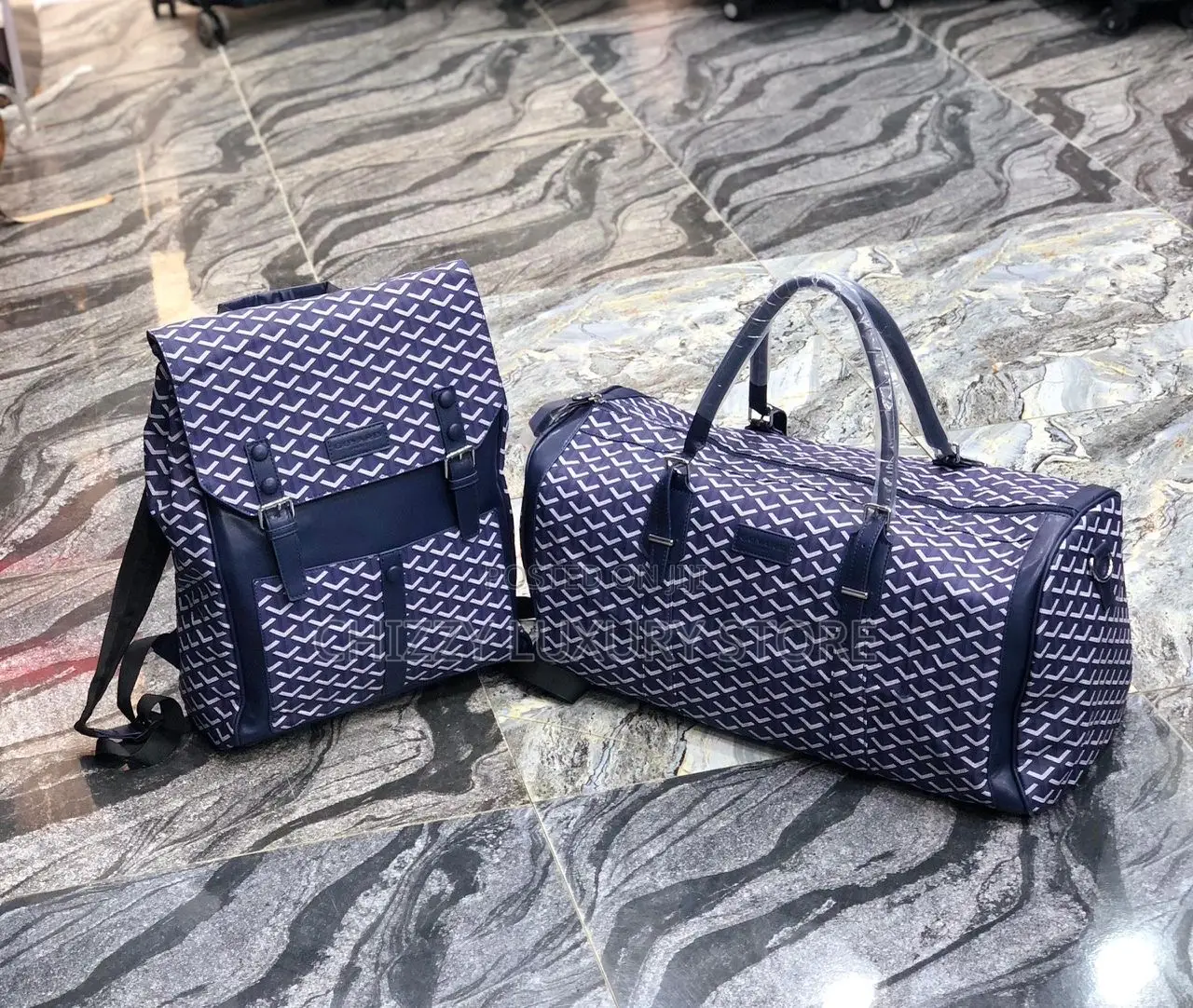 Goyard Quality Luxury Duffle Bag/Backpack