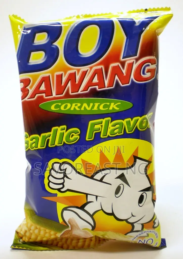 Boy Bawang Hot/Regular Garlic Cornick Snacks Chips 90g