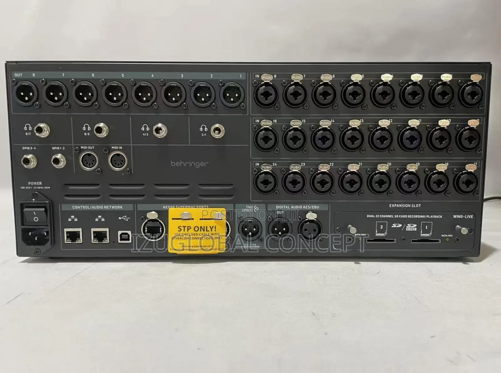 Behringer Wing Rack Rackmount 48-channel Digital Mixing Engine
