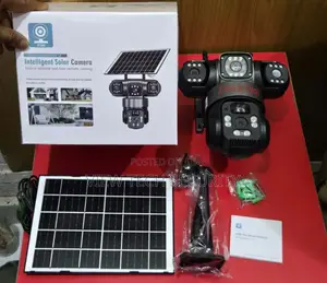 Triple Lens CCTV Solar Camera 4g