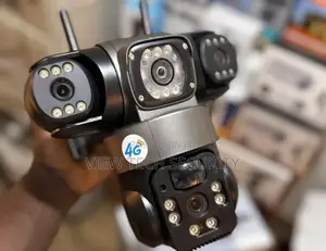 Triple Lens CCTV Solar Camera