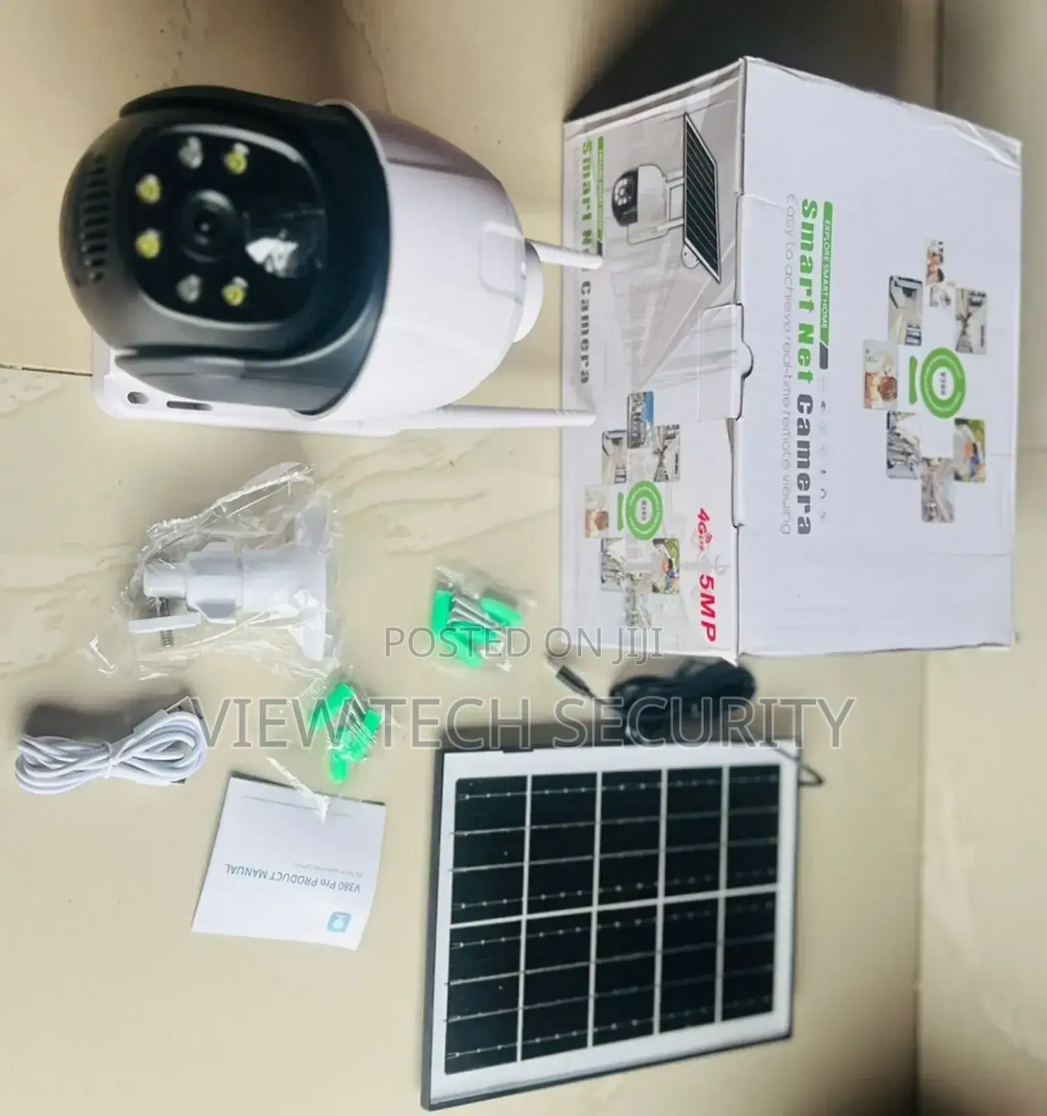 CCTV Single Lens Solar Camera