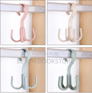 Multifunctional Rotating Hook Hanger 
4pcs