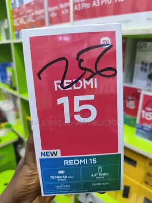 New Xiaomi Redmi 15 256 GB Black