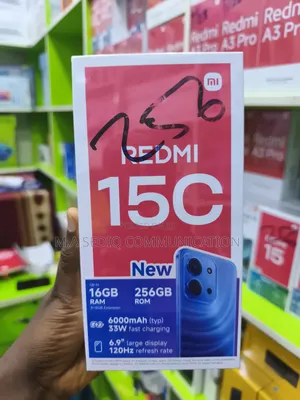New Xiaomi Redmi 15C 4G 256 GB Black