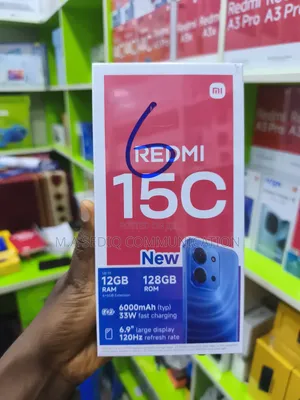 New Xiaomi Redmi 15C 4G 128 GB Black