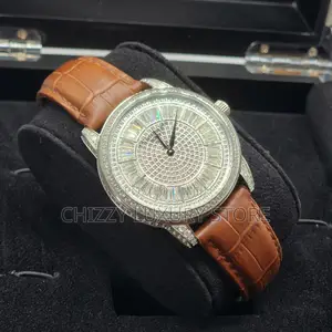 Patek Philippe Quality Luxury Iced Face Wristwatch