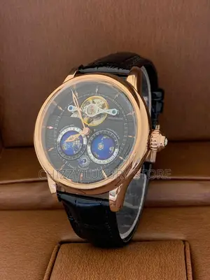 Mont Blanc Quality Luxury Men Genuine Leather Wristwatch