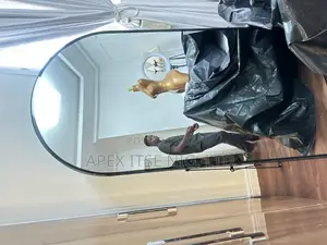 Mirror With Metal Stand Frame