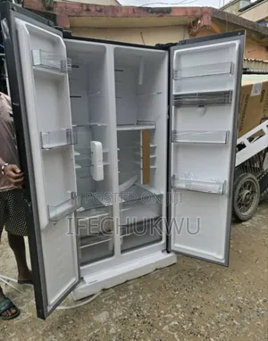 Original Hisense Side by Side Mirror Face Fridge Freezer Dispenser
