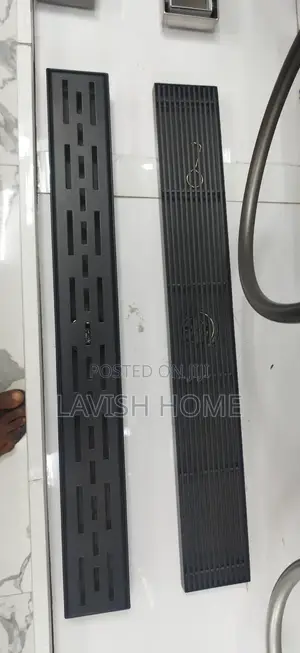 60cm Floor Drain Black