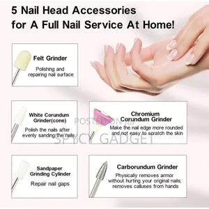 Electric Nail File Drill Pedicure/Manicure Kit Set