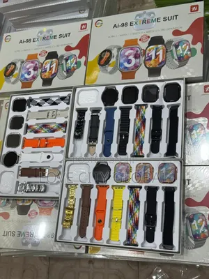 Ai-98 Extreme Suit Ultra 3, Watch 7, 11, 12, Airpod Bt Smartwatch Set