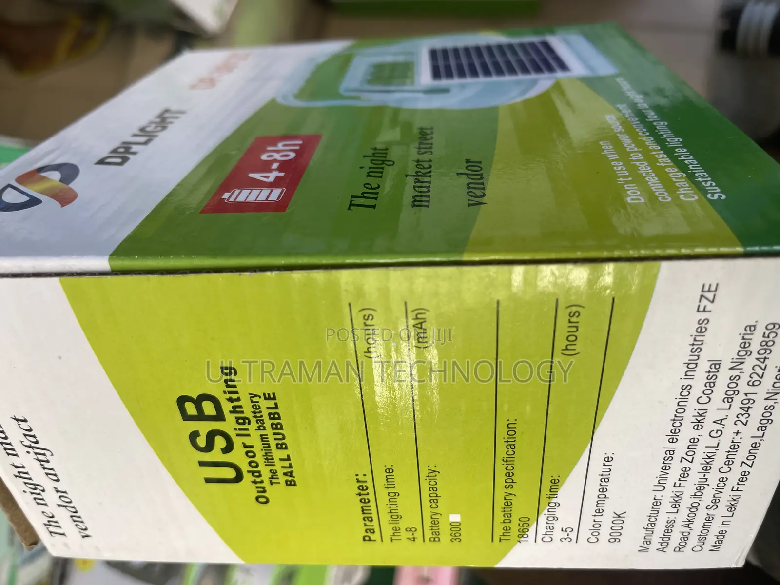 Dp Solar Rechargeable Portable Lighting