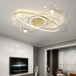 Led Ceiling Light Available in Black and Gold Body