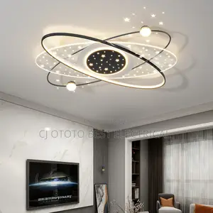 Led Ceiling Light Available in Black and Gold Body