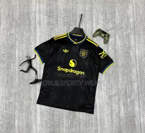Manchester United Black Kit Player or Fan Version or Long Sleeve