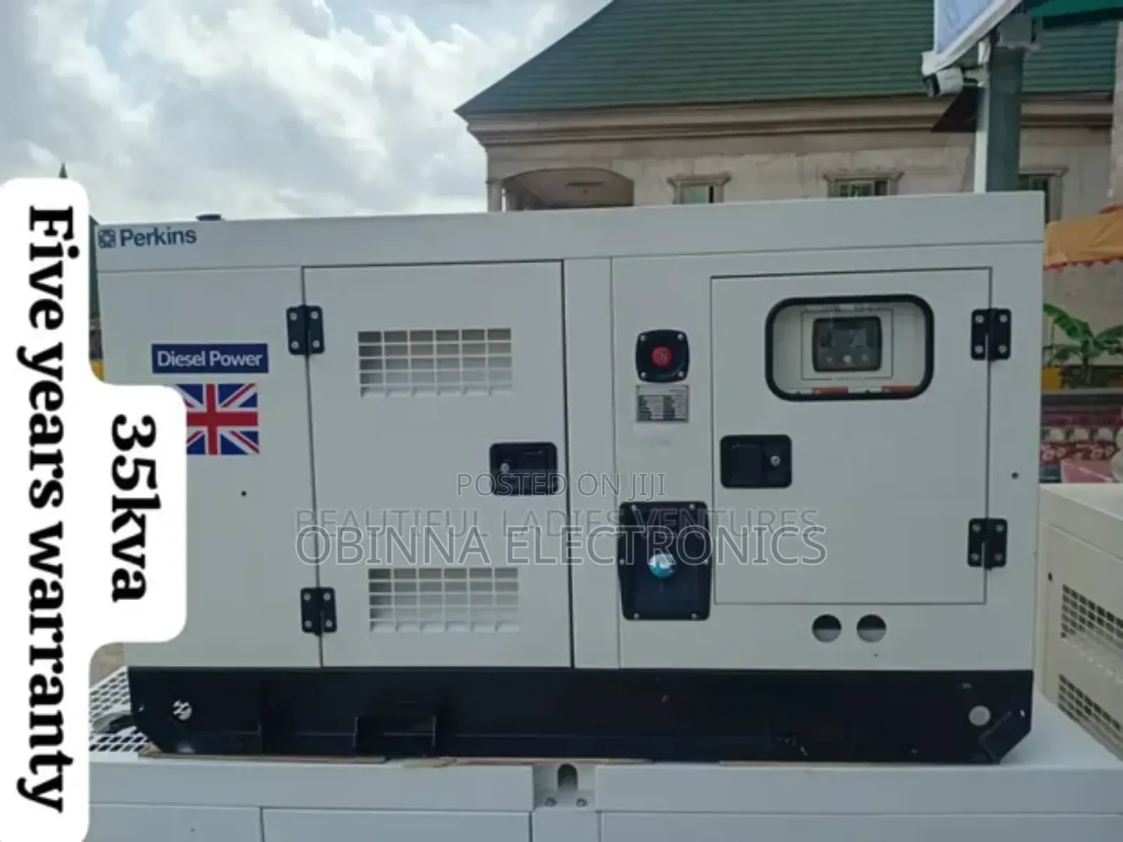Brand New Perkins 35kva Soundproof Diesel Silent Lister Generator