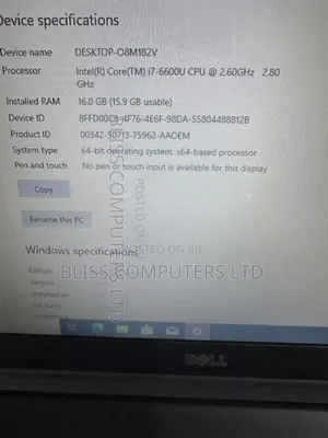 Laptop Dell Latitude 5480 8GB Intel Core i7 SSD 256GB