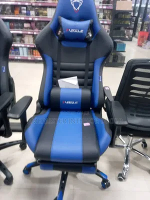 Blue and Black Office and Gaming Chair