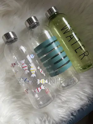 Clear Colourful Water Bottles