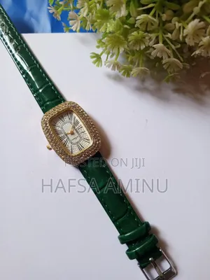 Ladies Slim Zirconia Watches With Colourful Leather Straps
