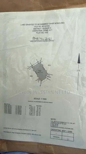 C of O Residential Land at Guzape Iii. FCT Abuja