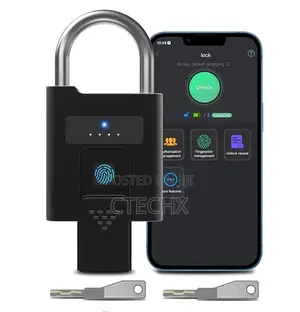 Anweller Fingerprint Lock, Padlock Fingerprint With App