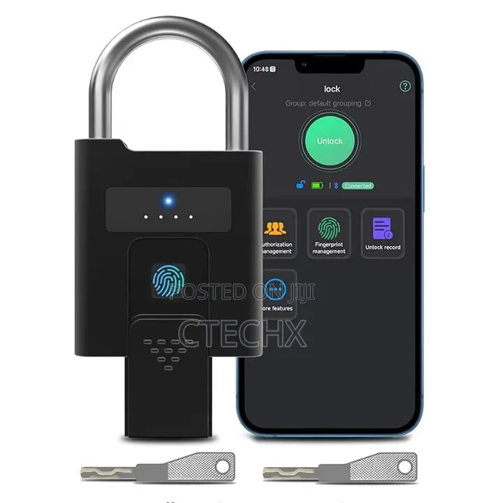 Anweller Fingerprint Lock, Padlock Fingerprint With App