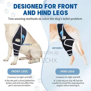 Dog Knee Brace for Back Leg, L