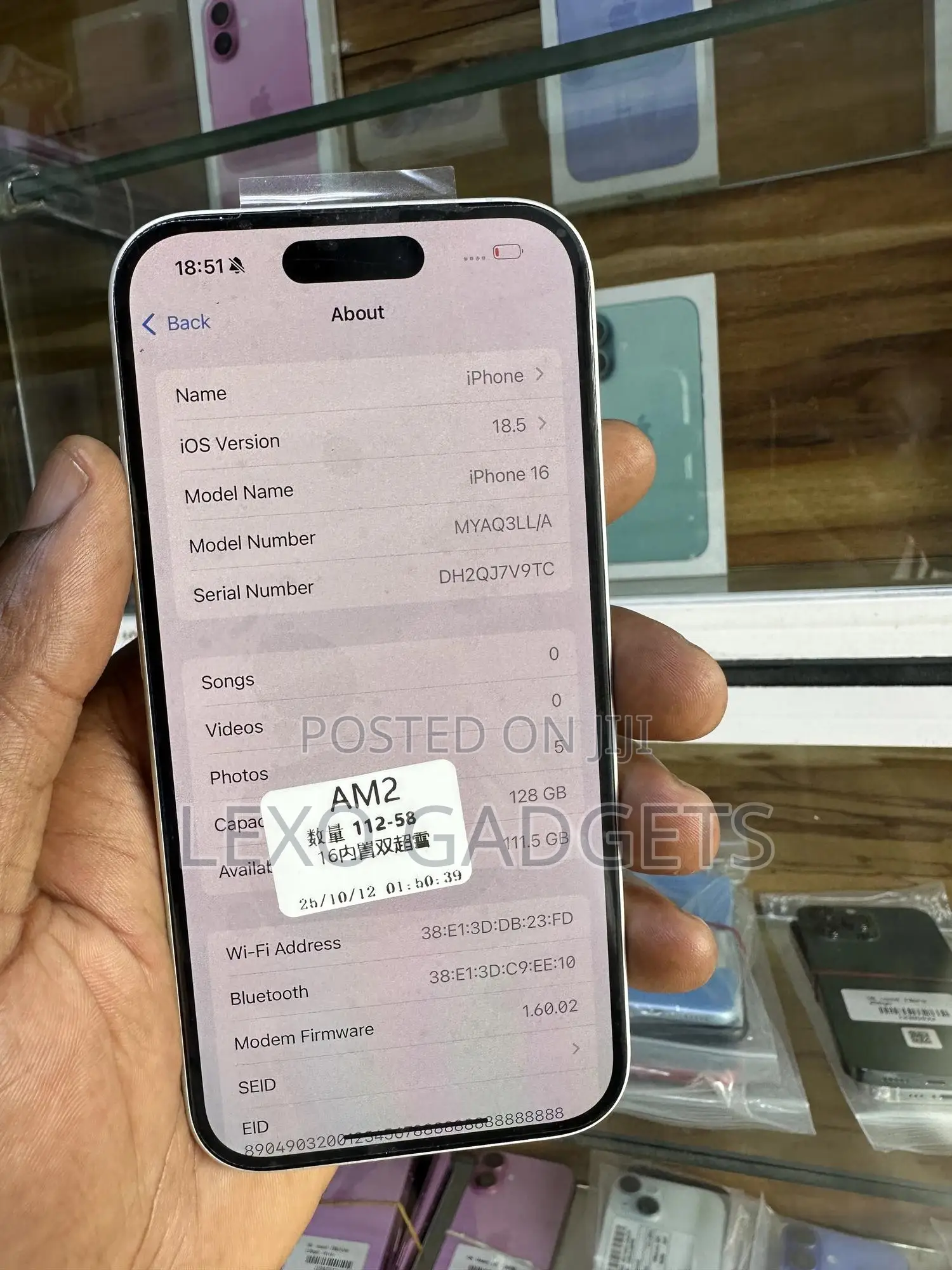 Apple iPhone 16 128 GB White