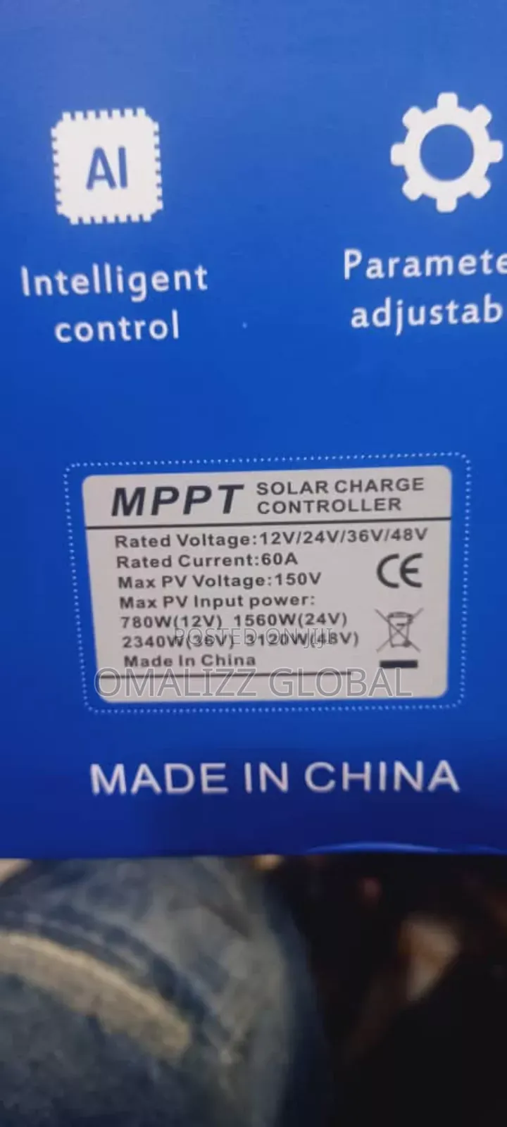 60amps SMS Charge Controller MPPT