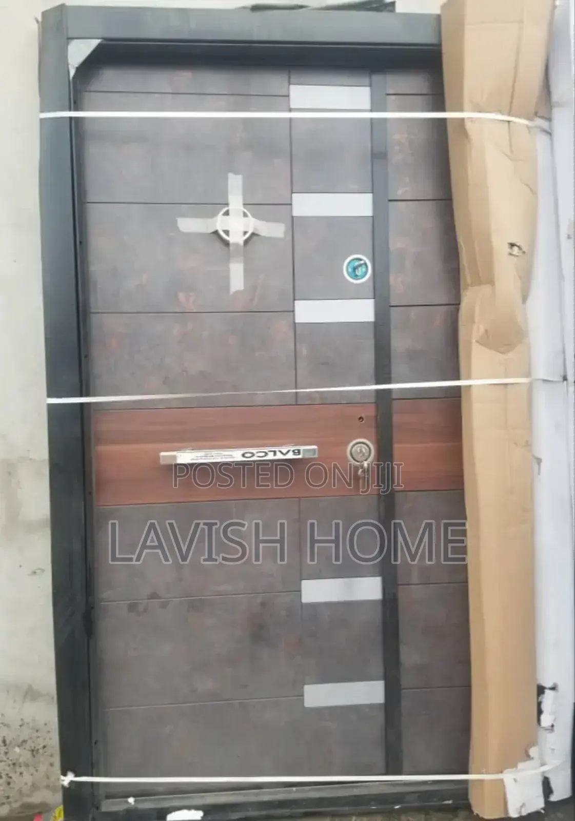 Arsh-Gray Luxury Turkish Security Door 4ft by 7ft