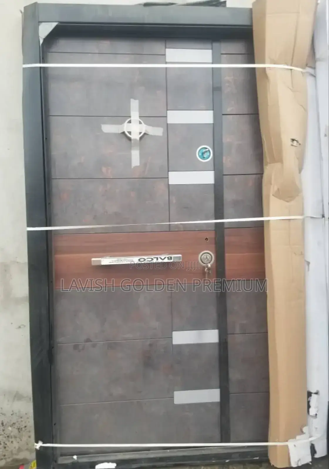Arsh-Gray Luxury Turkish Security Door 4ft by 7ft