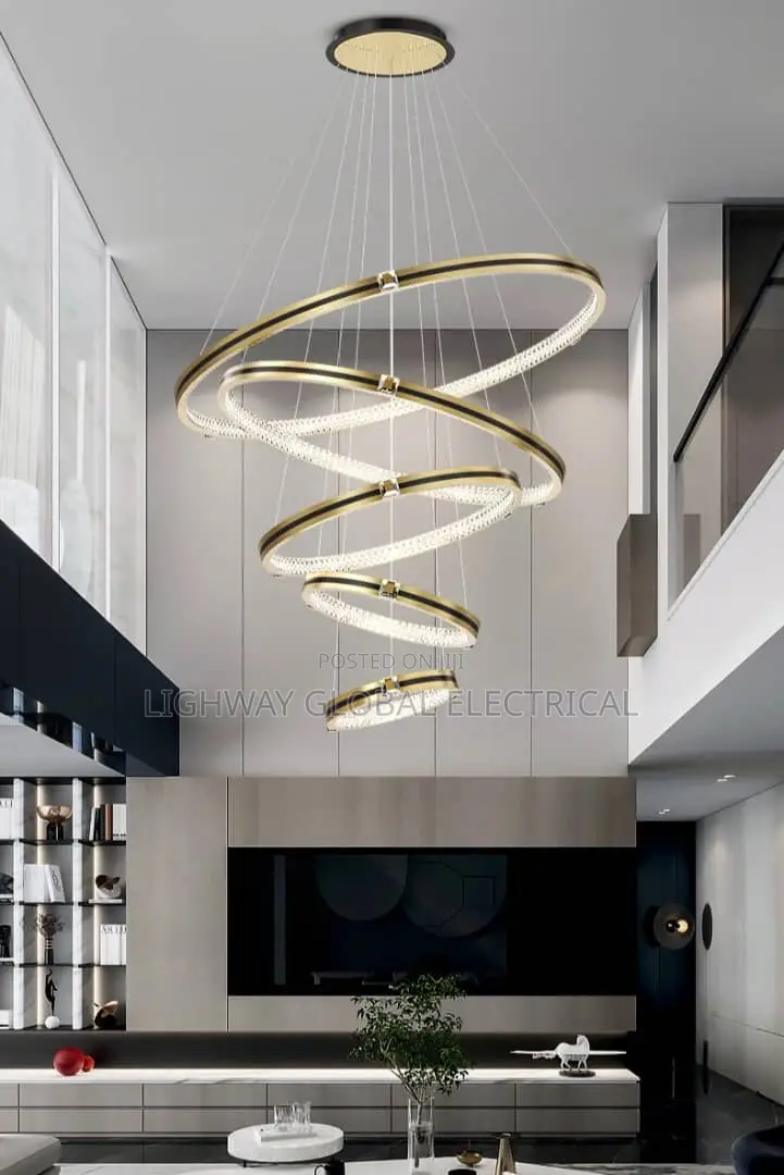 5 Rings Chandelier Light