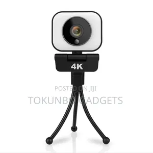 4k Ultra Cybertrack H6 Webcam With Integrated Led Light