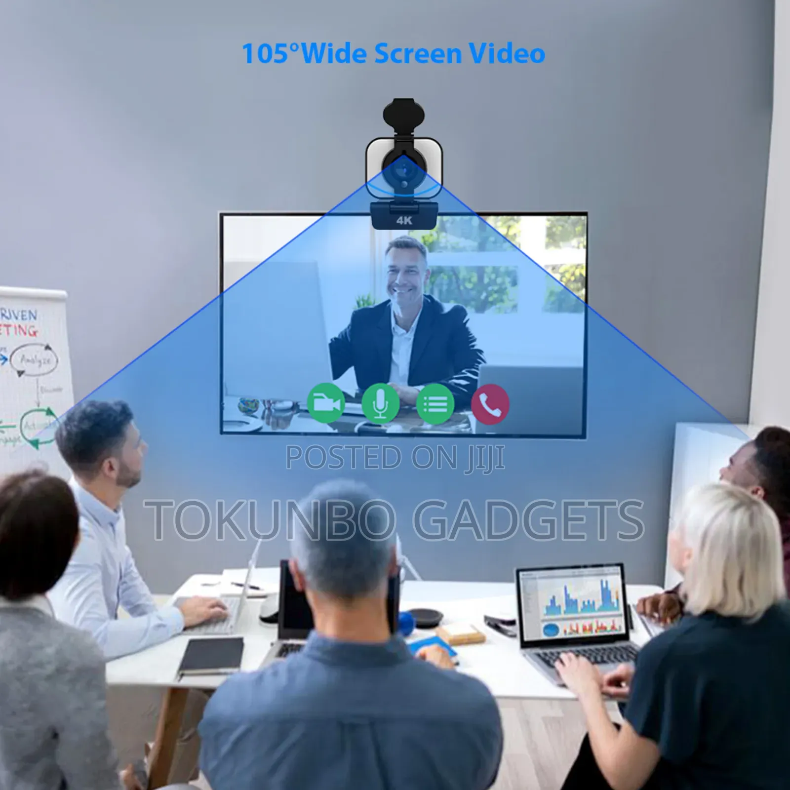 4k Ultra Cybertrack H6 Webcam With Integrated Led Light
