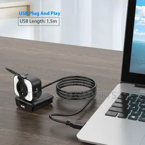 4k Ultra Cybertrack H6 Webcam With Integrated Led Light
