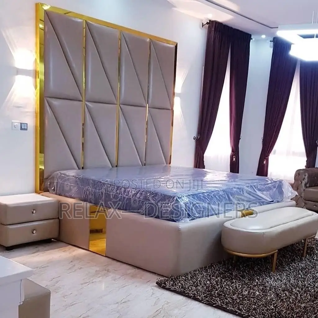 Tea Brown Padded Bed